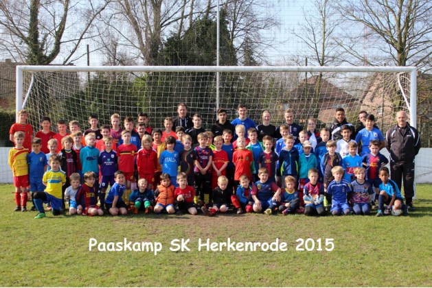 80 jonge voetballertjes op paaskamp SK Herkenrode