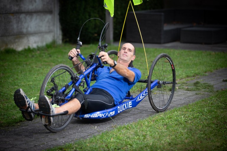 Luc Capart schakelde door multiple sclerose over naar handbikewedstrijd