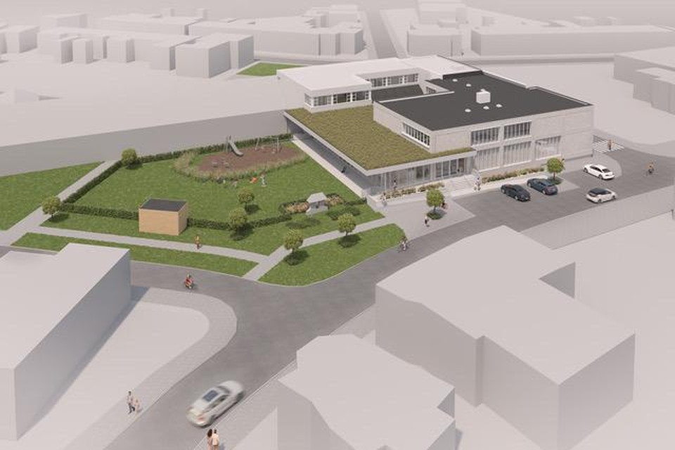Nieuw complex in Kuringen voor familiebibliotheek, kinderopvang en stedelijke school
